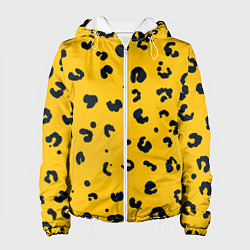 Куртка с капюшоном женская Леопардик, цвет: 3D-белый