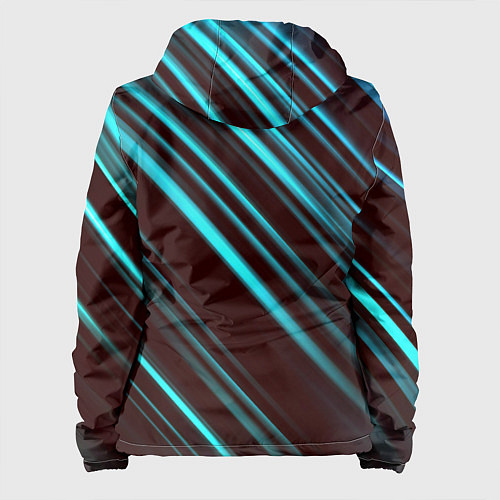 Женская куртка Stripes line neon color / 3D-Белый – фото 2