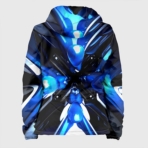 Женская куртка Digital abstract fractal / 3D-Белый – фото 2