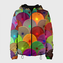 Женская куртка Multicolored circles