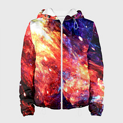 Женская куртка Космическое сияние ночь