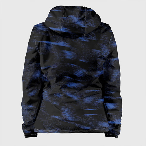 Женская куртка Абстракция синего / 3D-Белый – фото 2