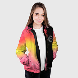 Куртка с капюшоном женская Mamamoo логотип, цвет: 3D-черный — фото 2