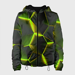 Женская куртка Разлом неоновых плит