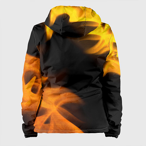 Женская куртка Exeed - gold gradient: надпись, символ / 3D-Черный – фото 2