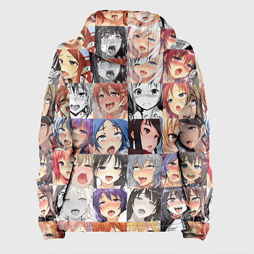 Женская куртка Anime hentai ahegao manga / 3D-Черный – фото 2