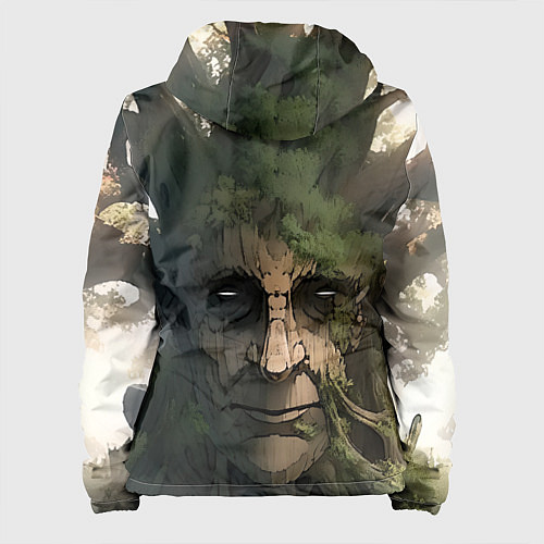 Женская куртка Аниме Мудрое дерево / 3D-Черный – фото 2