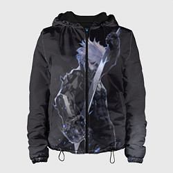 Куртка с капюшоном женская Metal Gear Rising - В дыму, цвет: 3D-черный