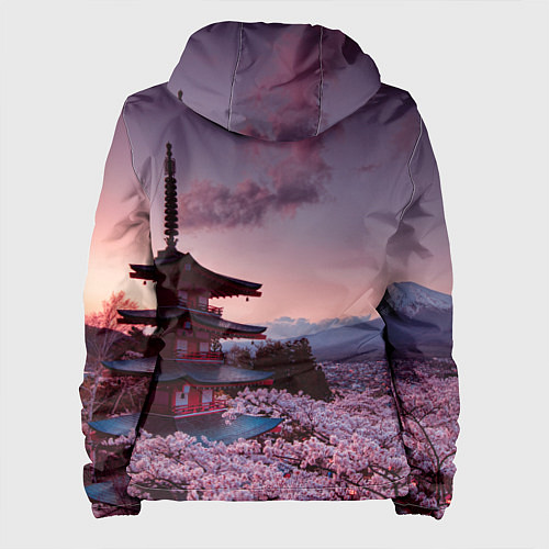 Женская куртка Японский городок / 3D-Белый – фото 2