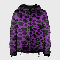 Женская куртка Фиолетовый леопард