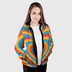 Куртка с капюшоном женская Sunny heart, цвет: 3D-черный — фото 2