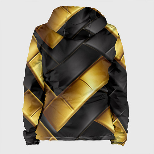 Женская куртка Gold black luxury / 3D-Белый – фото 2