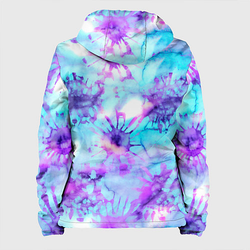 Женская куртка Морское дно узор - тай-дай / 3D-Черный – фото 2