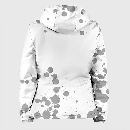 Женская куртка JoJo Bizarre Adventure glitch на светлом фоне: над / 3D-Белый – фото 2