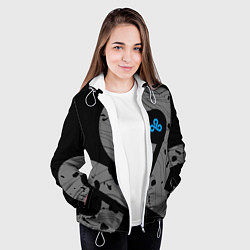 Куртка с капюшоном женская Форма Cloud 9 black, цвет: 3D-белый — фото 2