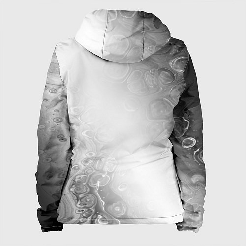 Женская куртка Hellsing glitch на светлом фоне: по-вертикали / 3D-Белый – фото 2