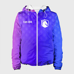 Куртка с капюшоном женская Форма Team Liquid, цвет: 3D-белый