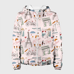 Женская куртка Париж я тебя люблю