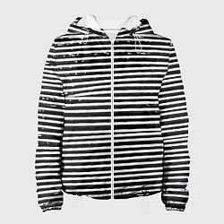 Женская куртка Квадрат за полосами