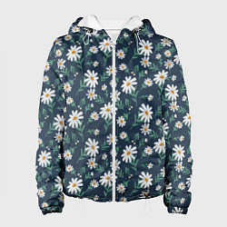 Женская куртка Паттерн с ромашками