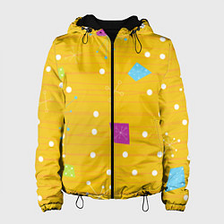Женская куртка Yellow abstraction