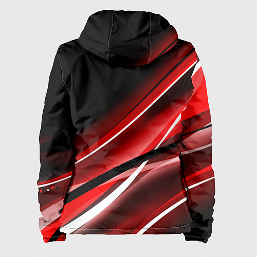 Женская куртка Mitsubishi emblem Митсубиши / 3D-Черный – фото 2