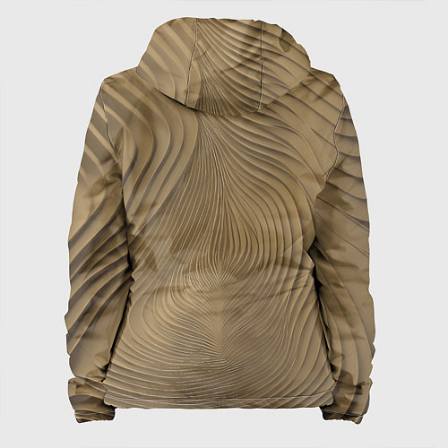 Женская куртка Фантазия в хаки / 3D-Черный – фото 2