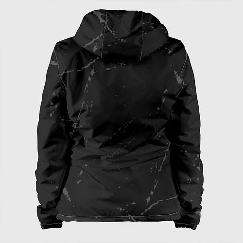 Женская куртка Bring Me the Horizon glitch на темном фоне: надпис / 3D-Черный – фото 2