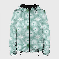 Куртка с капюшоном женская Астра - поле цветов, цвет: 3D-черный