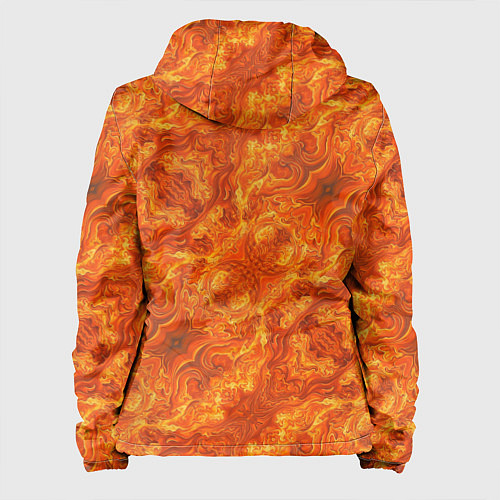 Женская куртка Пламенный пожар / 3D-Белый – фото 2