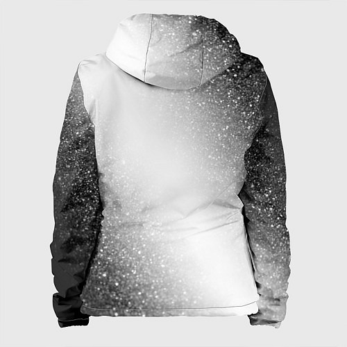 Женская куртка System of a Down glitch на светлом фоне: надпись, / 3D-Белый – фото 2