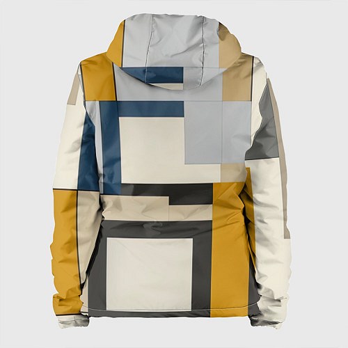 Женская куртка Незнакомка в квадрате / 3D-Белый – фото 2