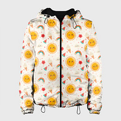 Женская куртка Летний милый паттерн