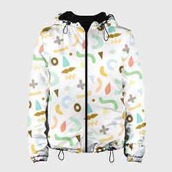 Куртка с капюшоном женская Little style, цвет: 3D-черный