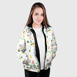 Куртка с капюшоном женская Little style, цвет: 3D-черный — фото 2