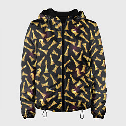 Женская куртка Шахматы в космосе