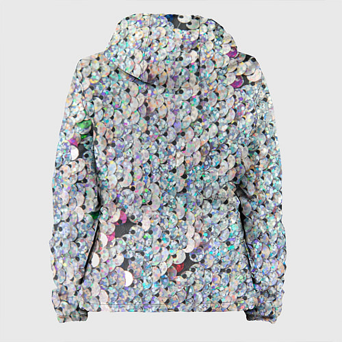Женская куртка Вся в пайетках / 3D-Белый – фото 2