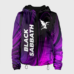 Куртка с капюшоном женская Black Sabbath violet plasma, цвет: 3D-черный