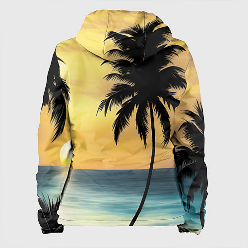 Женская куртка Вечер на отдыхе / 3D-Белый – фото 2