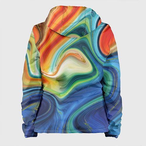 Женская куртка Beautiful waves / 3D-Белый – фото 2