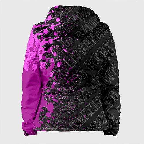 Женская куртка Papa Roach rock legends: по-вертикали / 3D-Черный – фото 2