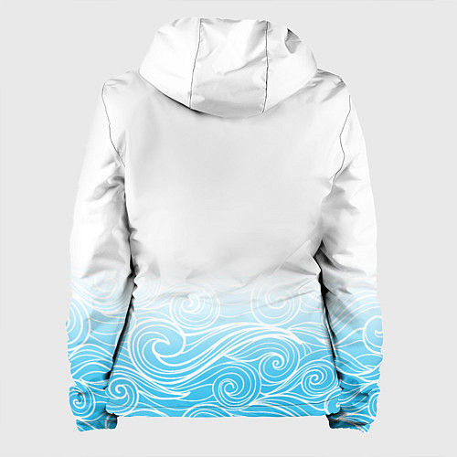 Женская куртка Гинтама текстура / 3D-Белый – фото 2