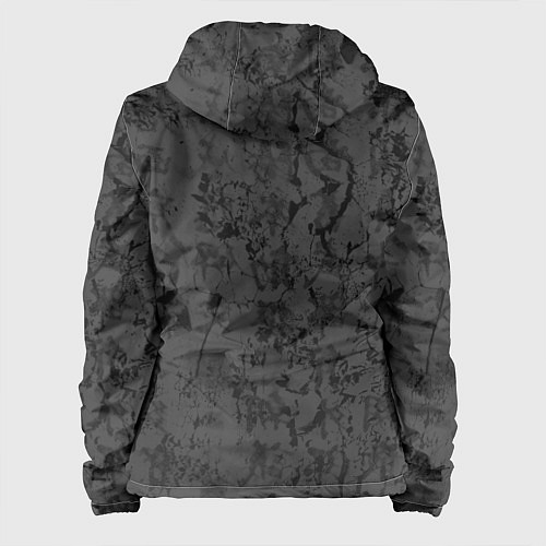 Женская куртка Black dragon - grunge / 3D-Белый – фото 2