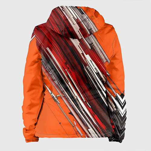 Женская куртка Киберпанк модерн линии / 3D-Черный – фото 2