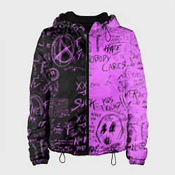 Женская куртка Dead inside purple black