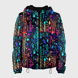 Женская куртка Флуоресцентные Цветы