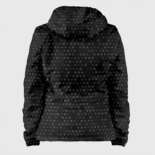 Женская куртка Arctic Monkeys glitch на темном фоне: по-вертикали / 3D-Черный – фото 2