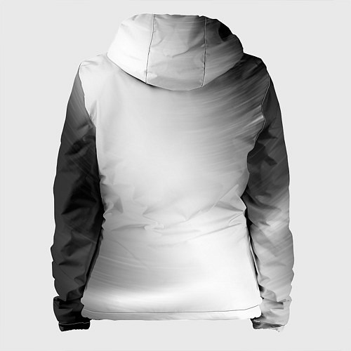 Женская куртка Ramones glitch на светлом фоне: надпись, символ / 3D-Белый – фото 2