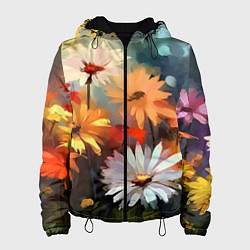 Женская куртка Маслянные ромашки