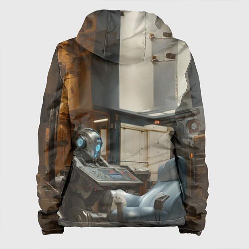 Женская куртка Девушка оператор / 3D-Черный – фото 2